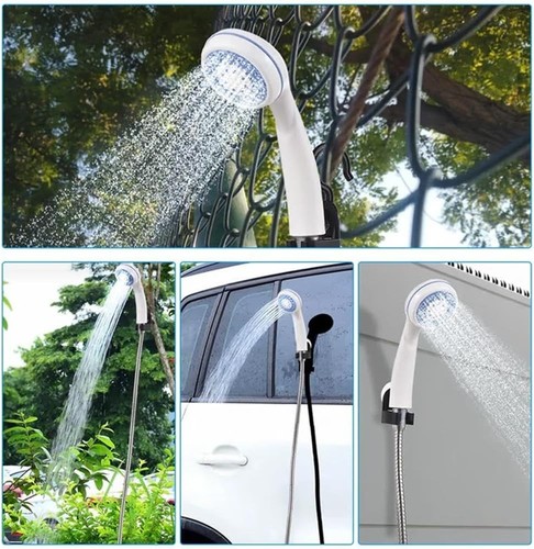 Portable camping shower usb - portable,