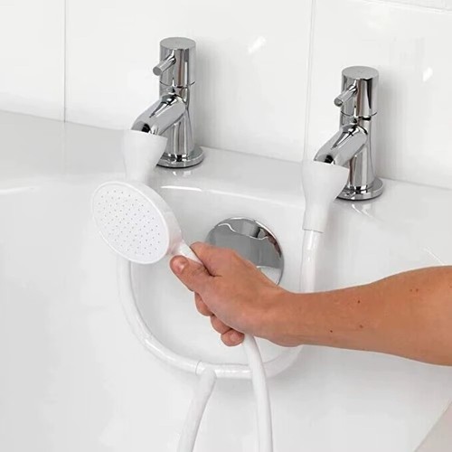 Shower attachment for bath - for,