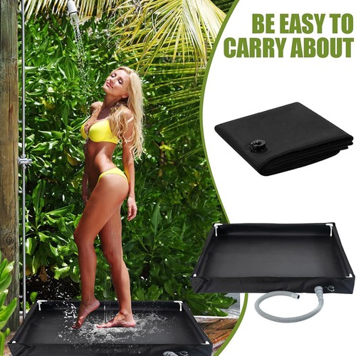 Outdoor foldable shower tray - foldable,